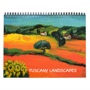 TUSCANY LANDSCAPES FINE ART COLLECTION 2017 CALENDAR