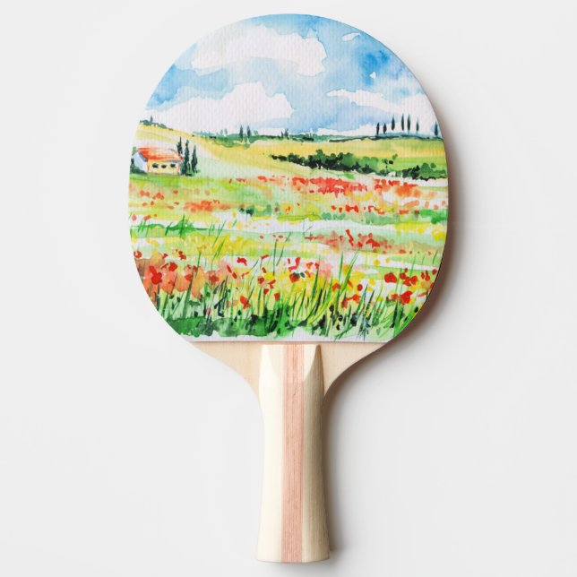 Tuscany Ping Pong Paddle (Front)