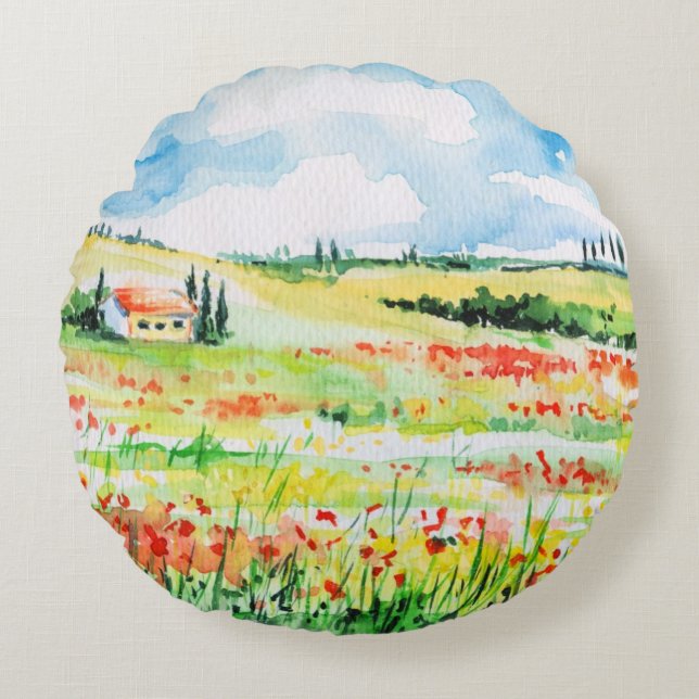 Tuscany Round Cushion (Front)