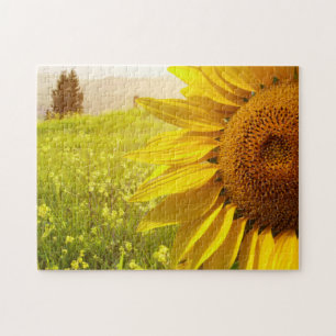 Tuscany Sunflowers Jigsaw Puzzle
