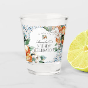 Tuscany Tile Italian Birthday Party Favour Barware Shot Glass