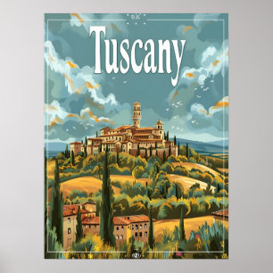 Tuscany Vintage Poster