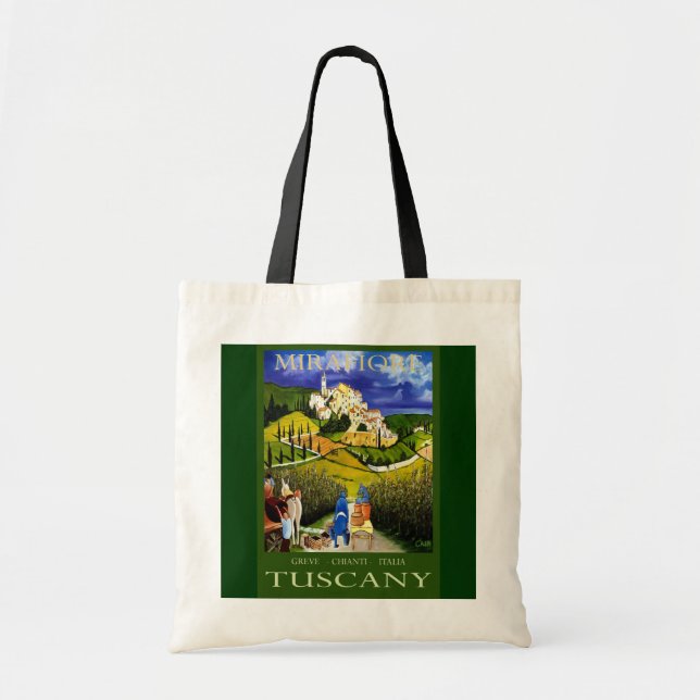 TUSCANY WINE TOTE BAG (Front)