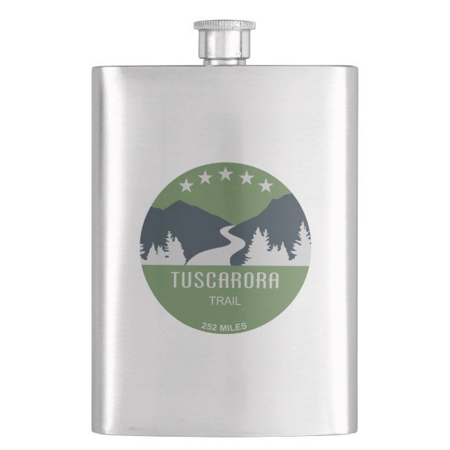 Tuscarora Trail Hip Flask (Front)
