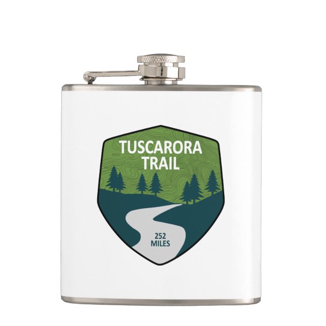 Tuscarora Trail Hip Flask (Front)