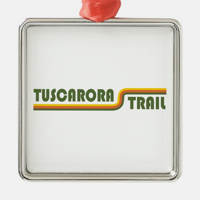 Tuscarora Trail Metal Ornament (Front)