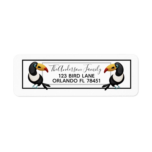 Tuscons Return Address Label (Front)