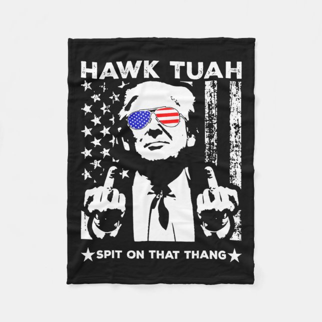 Tush Spit On That Thing Funny 1  Fleece Blanket (Front)