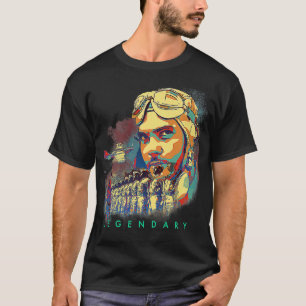 Tuskegee Airman tribute for future pilots black hi T-Shirt