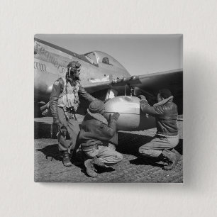 Tuskegee Airmen, 1945 15 Cm Square Badge