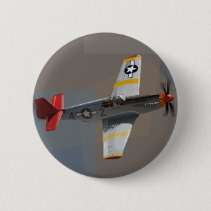 Tuskegee Airmen 6 Cm Round Badge