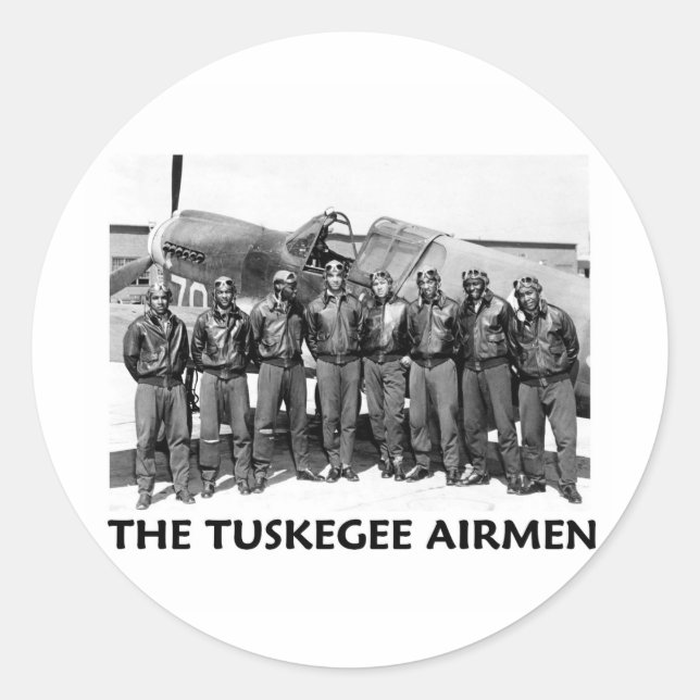Tuskegee Airmen Classic Round Sticker (Front)