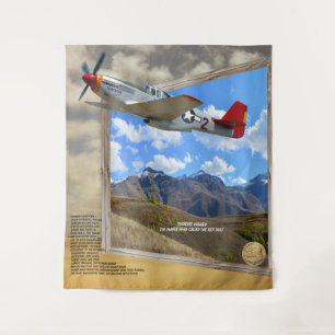 TUSKEGEE Airmen FLYING OUT OF PICTURE    Tapestry