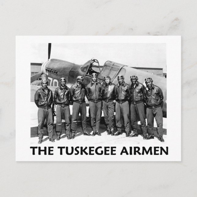 Tuskegee Airmen Postcard (Front)