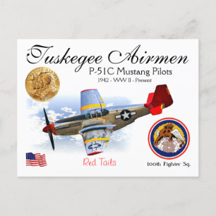 Tuskegee Airmen Postcard