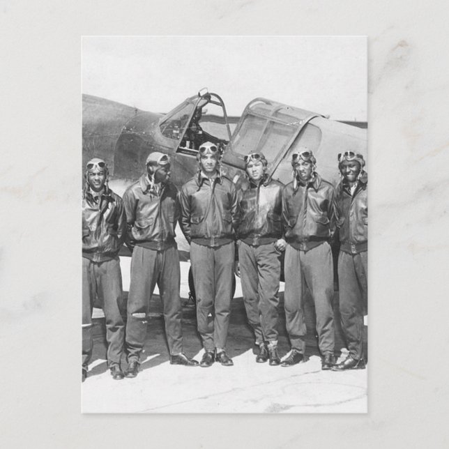 tuskegee airmen postcard (Front)