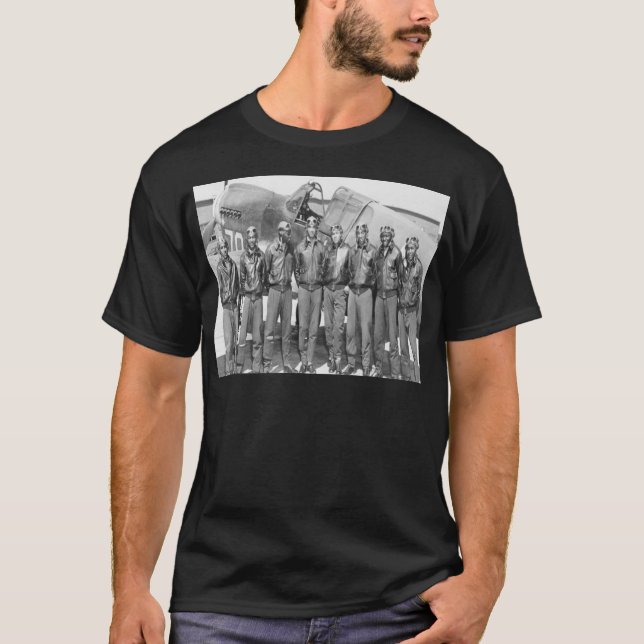 Tuskegee Airmen, Red Tails Group T-Shirt (Front)