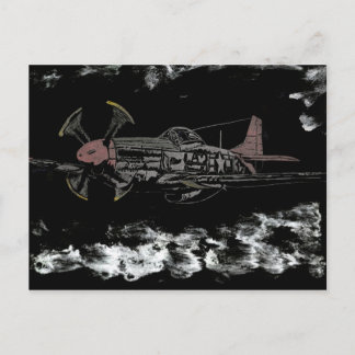 Tuskegee Night Flight Postcard