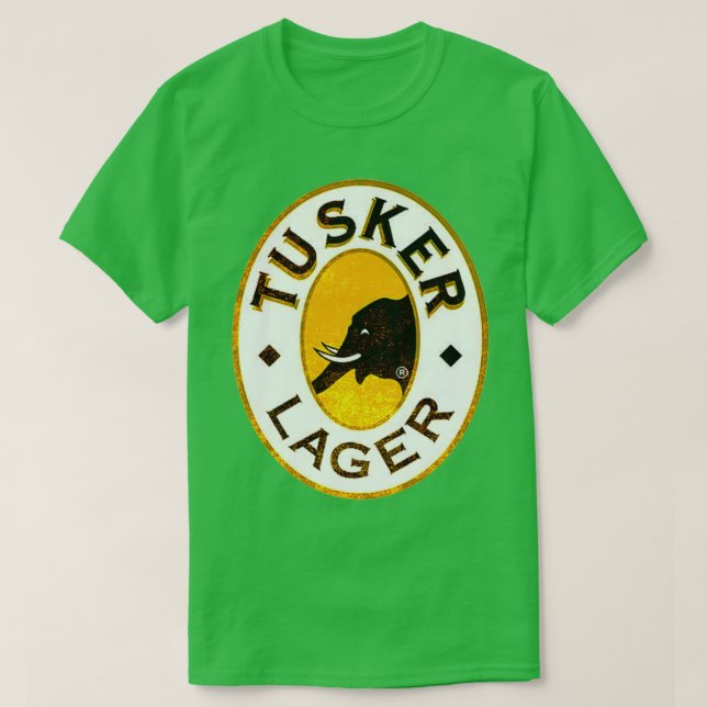 Tusker lager Long T-Shirt (Design Front)