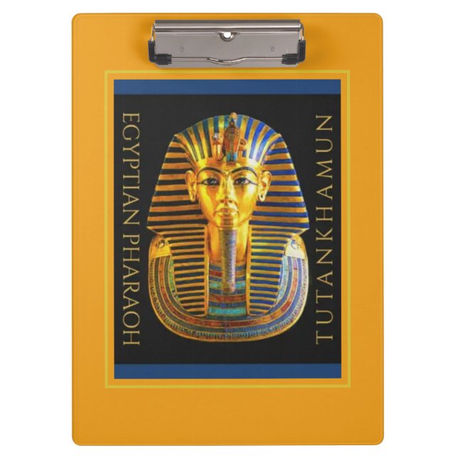 TUT-ANKH-AMUN GOLD BURIAL MASK  CLIPBOARD (Front)