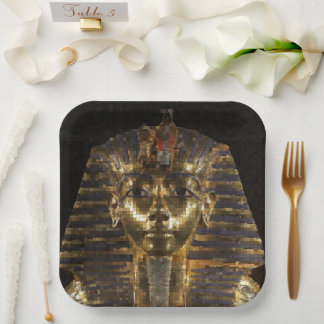 Tut Ench Amun 001 Paper Plate
