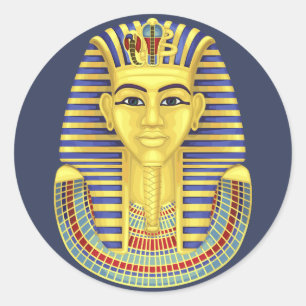 Tut Tut Tut Pharaoh Classic Round Sticker