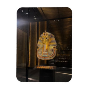 Tutankhamen golden mask Egyptian museum, Artefact! Magnet