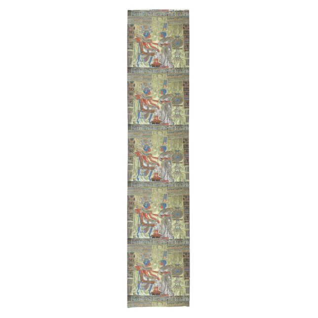 Tutankhamon’s throne short table runner (Front)