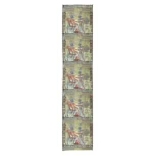 Tutankhamon’s throne short table runner