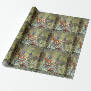 Tutankhamon’s throne wrapping paper