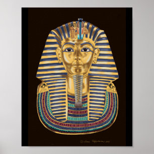Tutankhamon's Golden Mask Poster
