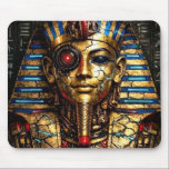 Tutankhamun 2.0: The Cyber King Mouse Pad<br><div class="desc">Where Ancient Majesty Meets Future Tech. Experience the evolution of King Tut with this exclusive Aura Canvas design. A stunning fusion of iconic Egyptian gold and intricate cybernetic details, featuring a glowing bionic eye and mechanical precision. Style: Cyber-Mythology / Luxury Cyberpunk. Vibe: Bold, mysterious, and high-end. Perfect for: Sci-Fi fans,...</div>