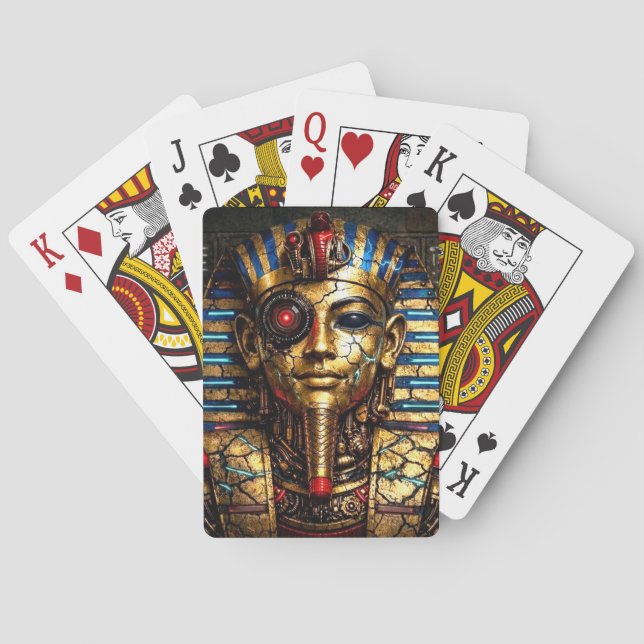 Tutankhamun 2.0: The Cyber King Playing Cards (Back)