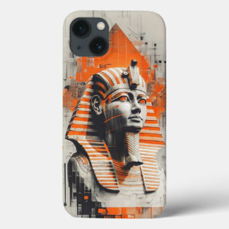 Tutankhamun Abstract: Ancient Egypt Modern Art Cas iPhone 13 Case