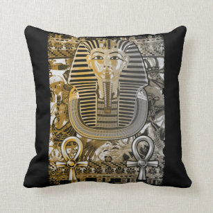 Tutankhamun Ancient Egypt Pharoah King Tut Ankh Cushion