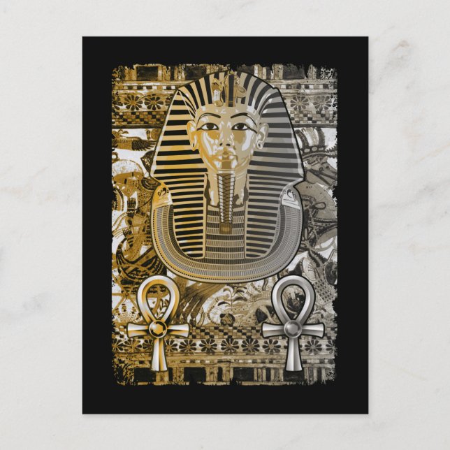 Tutankhamun Ancient Egypt Pharoah King Tut Ankh Postcard (Front)