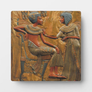 Tutankhamun and Ankhesenamun Plaque