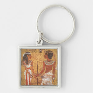 Tutankhamun and his wife, Ankhesenamun Key Ring