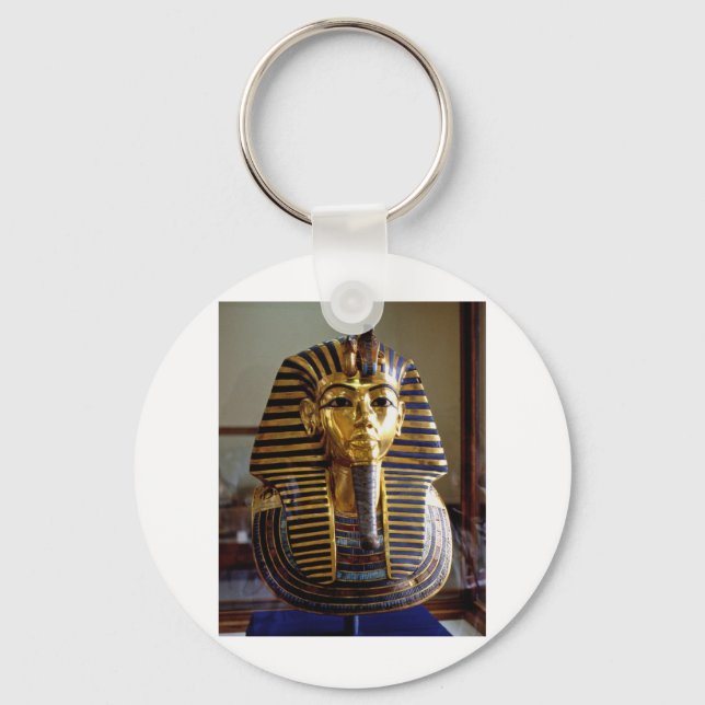 Tutankhamun - Burial mask Key Ring (Front)