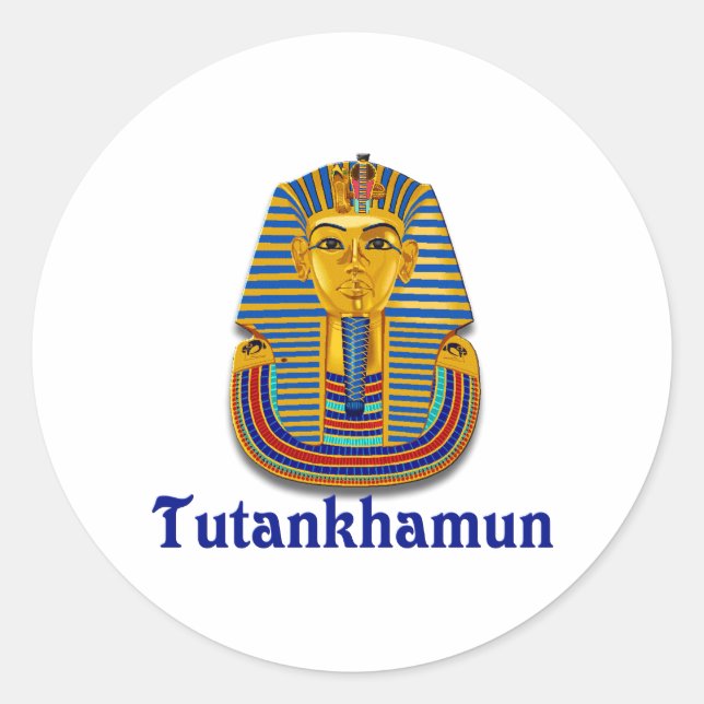 Tutankhamun Classic Round Sticker (Front)