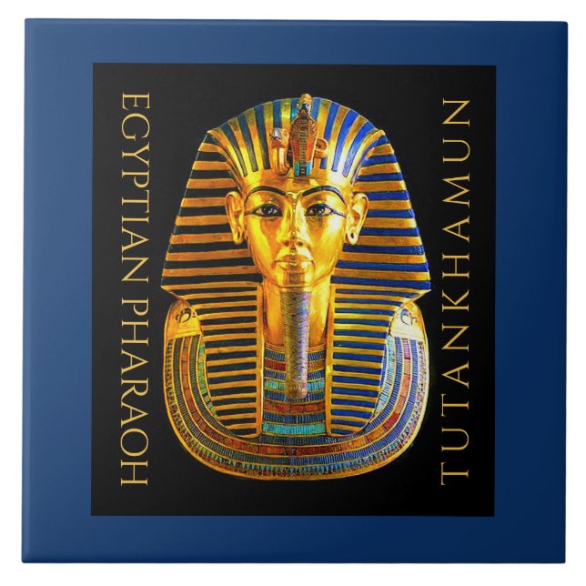 TUTANKHAMUN Discovery Centennial  Ceramic Tile (Front)