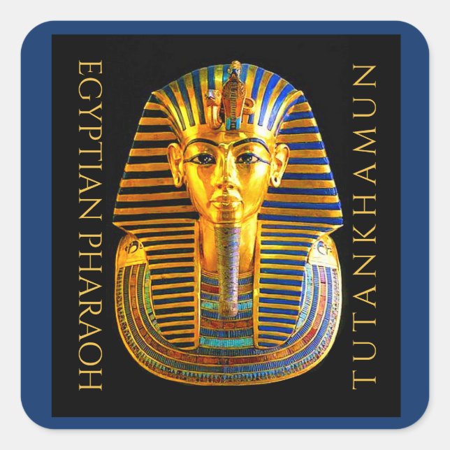 TUTANKHAMUN Discovery Centennial Postcard Square Sticker (Front)