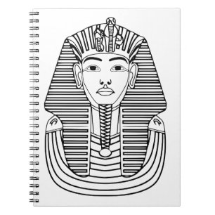 Tutankhamun illustration notebook