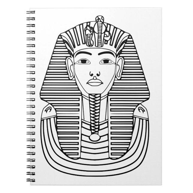 Tutankhamun illustration notebook (Front)