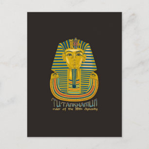Tutankhamun mummy, the ancient King Tut of Egypt Postcard