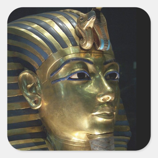 tutankhamun square sticker (Front)