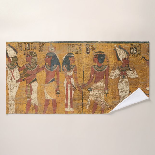 Tutankhamun Tomb, North Wall Bath Towel (Bath Towel)