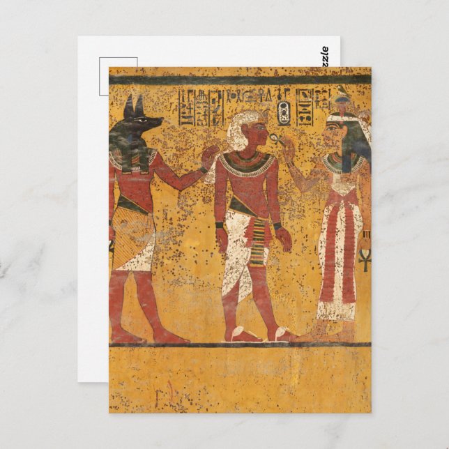 Tutankhamun Tomb, South Wall by Egyptian History Postcard (Front/Back)