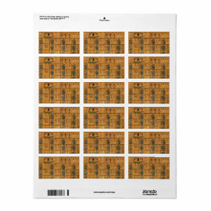 Tutankhamun Tomb, West Wall Label