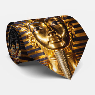 Tutankhamun's Golden Mask Tie